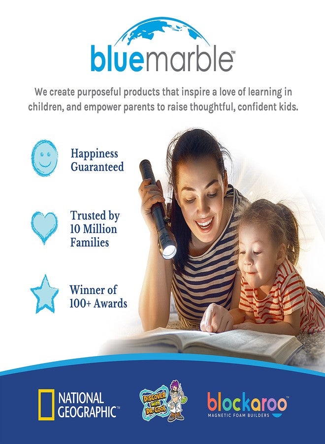 Blue Marble مجموعة التنقيب عن الذهب من بلو ماربل للأطفال - تعلم التنقيب عن الذهب، تتضمن تربة غنية بعينات حقيقية من البيريت، صينية تنقيب قابلة لإعادة الاستخدام، قارورة، ملقط، والمزيد - Image 5